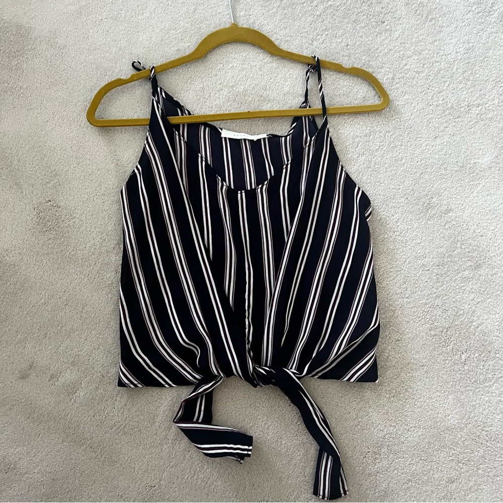 Lush strip tie tank